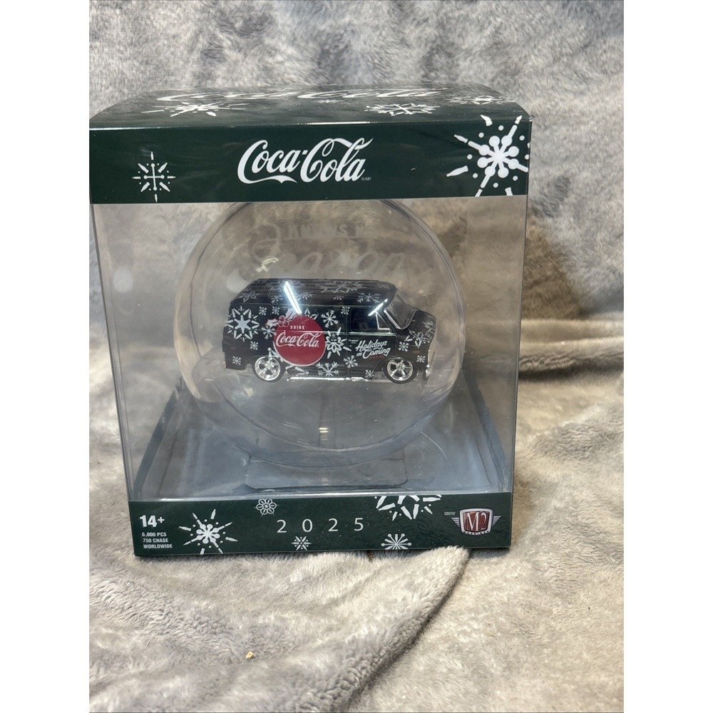 2025 M2 Machines Christmas Ornament - Coca-Cola 1971 Chevrolet Van